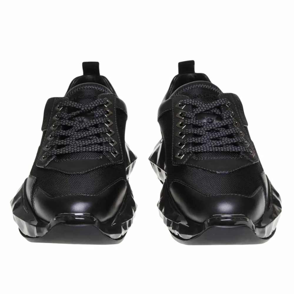 Jimmy Choo Men's Diamond Sneakers Black size EU44 US11 - Picture 3 of 10
